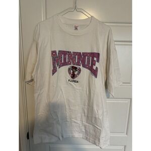 Vintage SHERRY'S‎ BEST Disney Minnie Mouse FLORIDA XL T-SHIRT